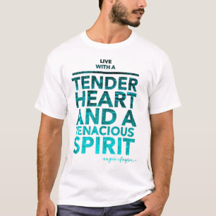 Leben mit einem Schlackenherz   Zitate T-Shirt