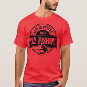 Leben mit Fliegenwald T-Shirt
