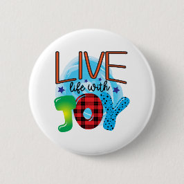 Leben mit Freude Button