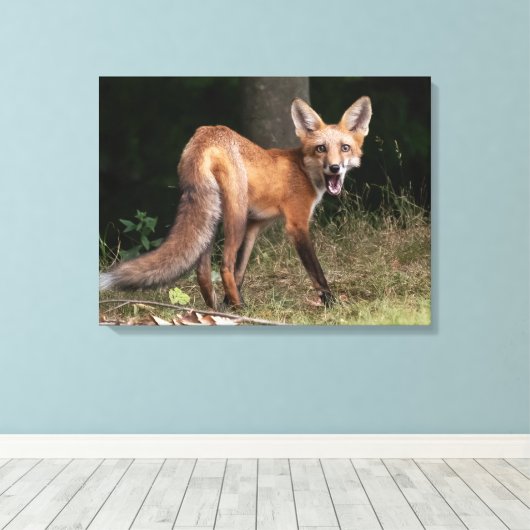 Leben mit Geist Leinwanddruck (Insitu (Holzboden))