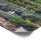 Leben mit Holz Poster (Ecke)