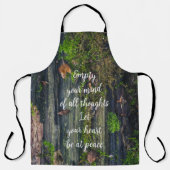 Leben mit Holz Schürze (Vorderseite)