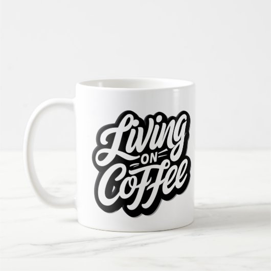 Leben mit Kaffee Kaffeetasse (Links)