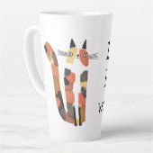 Leben mit Katze ist besser Milchtasse (Linke Ecke)