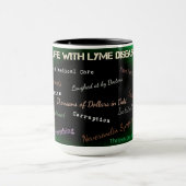 Leben mit Lyme-Krankheit Kaffeepause Tasse (Zentrum)