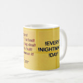 Leben mit Narzissmus! Kaffeetasse (VorderseiteRechts)