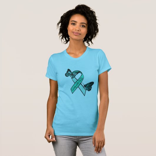 Leben mit obsessive Zwangsstörung T-Shirt (Vorne ganz)