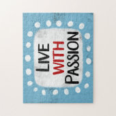 Leben mit Passion Jigsaw Puzzle (Vertikal)
