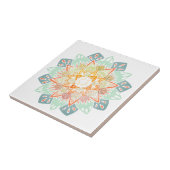 Leben mit Purpose Mandala Fliese (Seite)
