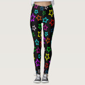 Leben mit Sternen Leggings (Vorderseite)