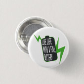 Leben mit voller Batterie Button (Vorne & Hinten)
