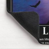 Leben mousepad Inspiration/Motivation (Ecke)