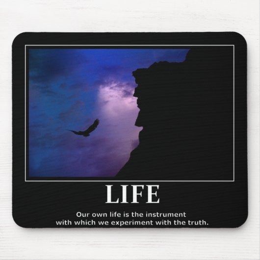 Leben mousepad Inspiration/Motivation (Vorne)