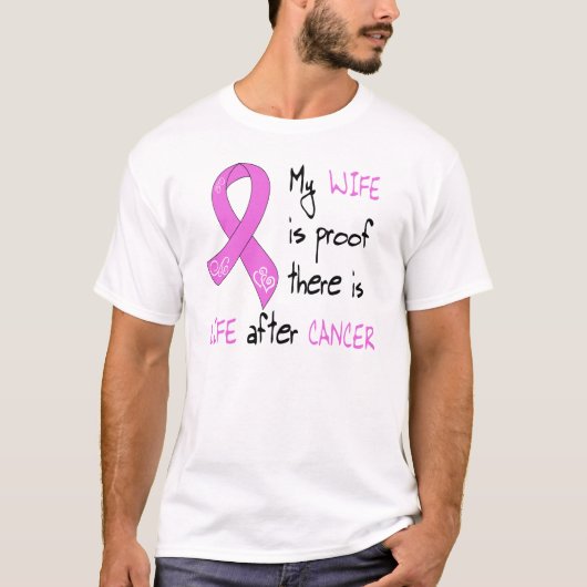 Leben nach Brust CA, Ehefrau T-Shirt (Vorderseite)