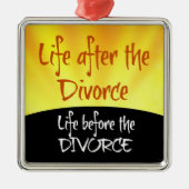 Leben nach der Scheidung Silbernes Ornament (Vorne)