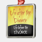 Leben nach der Scheidung Silbernes Ornament (Links)