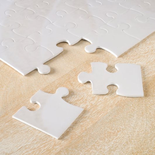 "Leben neu beleben" Blaue Aquamarine Blumenkultur Puzzle (Seite)