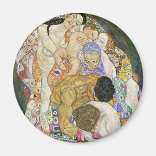 Leben oder Tod-Magnet Gustav Klimt Magnet