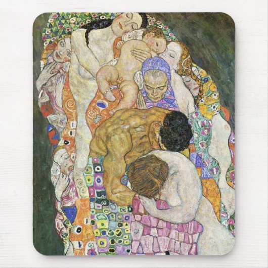 Leben oder Tod-Mausunterlage Gustav Klimt Mousepad (Vorne)