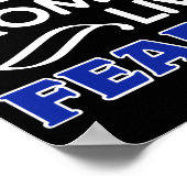 Leben ohne Angst Poster (Ecke)