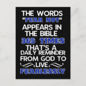 Leben ohne Angst Postkarte (Vorderseite)