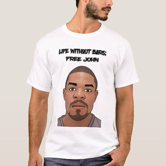 LEBEN OHNE BAR; FREIER JOHN T-Shirt (Vorderseite)