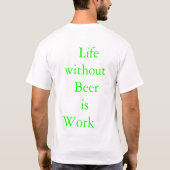 Leben ohne Bier T-Shirt (Rückseite)