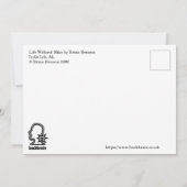 Leben ohne Haut, von Brian Benson Flachkarte (Rückseite)