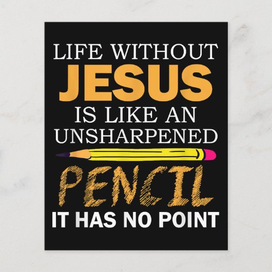 Leben ohne Jesus Funny Christlicher religiöser Gla (Vorderseite)