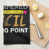 Leben ohne Jesus Funny Christlicher religiöser Gla Geschirrtuch (Viertel Falte)