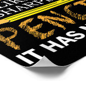 Leben ohne Jesus Funny Christlicher religiöser Gla Poster (Ecke)