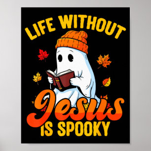 Leben ohne Jesus ist Soky christlicher Geisterfall Poster