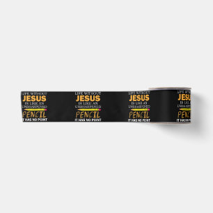 Leben ohne Jesus Lustiges Christliches Religiöses Satinband