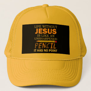 Leben ohne Jesus Lustiges Christliches Religiöses  Truckerkappe