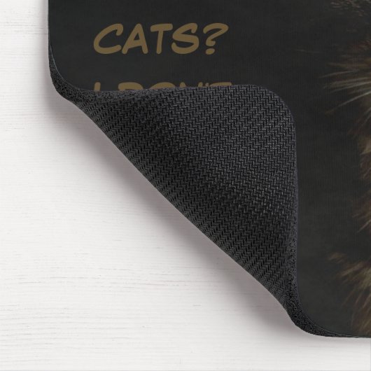 Leben ohne Katzen? Ich glaube nicht, dass das lust Mousepad (Ecke)