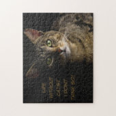 Leben ohne Katzen? Ich glaube nicht, dass das lust Puzzle (Vertikal)