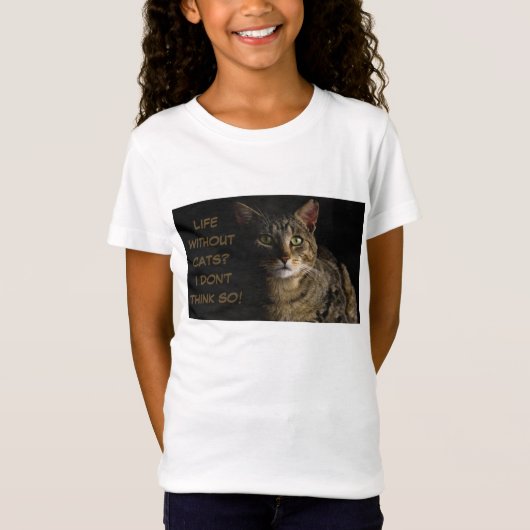 Leben ohne Katzen? Ich glaube nicht, dass das lust T-Shirt (Vorderseite)