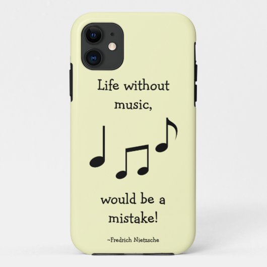 Leben ohne Musik iPhone 5 Fall Case-Mate iPhone Hülle (Rückseite)