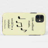 Leben ohne Musik iPhone 5 Fall Case-Mate iPhone Hülle (Rückseite (Horizontal))