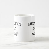 Leben ohne Musik Kaffeetasse (Mittel)