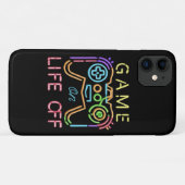Leben ohne Neonstreifen Case-Mate iPhone Hülle (Rückseite (Horizontal))