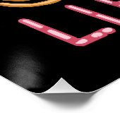 Leben ohne Neonstreifen Poster (Ecke)
