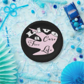 Leben ohne Pflege Pappteller (Party)