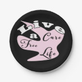 Leben ohne Pflege Pappteller (Vorderseite)