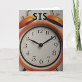 "LEBEN OHNE SIE WÄRE HINTERGRUND SIS" KARTE (Vorderseite)