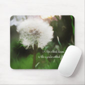 Leben ohne Träume. Dandelion Dreams Mousepad (Mit Mouse)