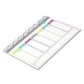 Leben. Organisierter. Kalendertagebuch Notizblock (angewinkelt)