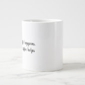 Leben passiert, Kaffee hilft Tasse (Vorderseite)