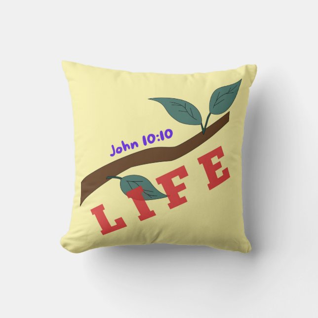 Leben - Pillow Kissen (Vorderseite)