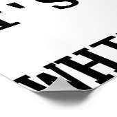 Leben Poster (Ecke)